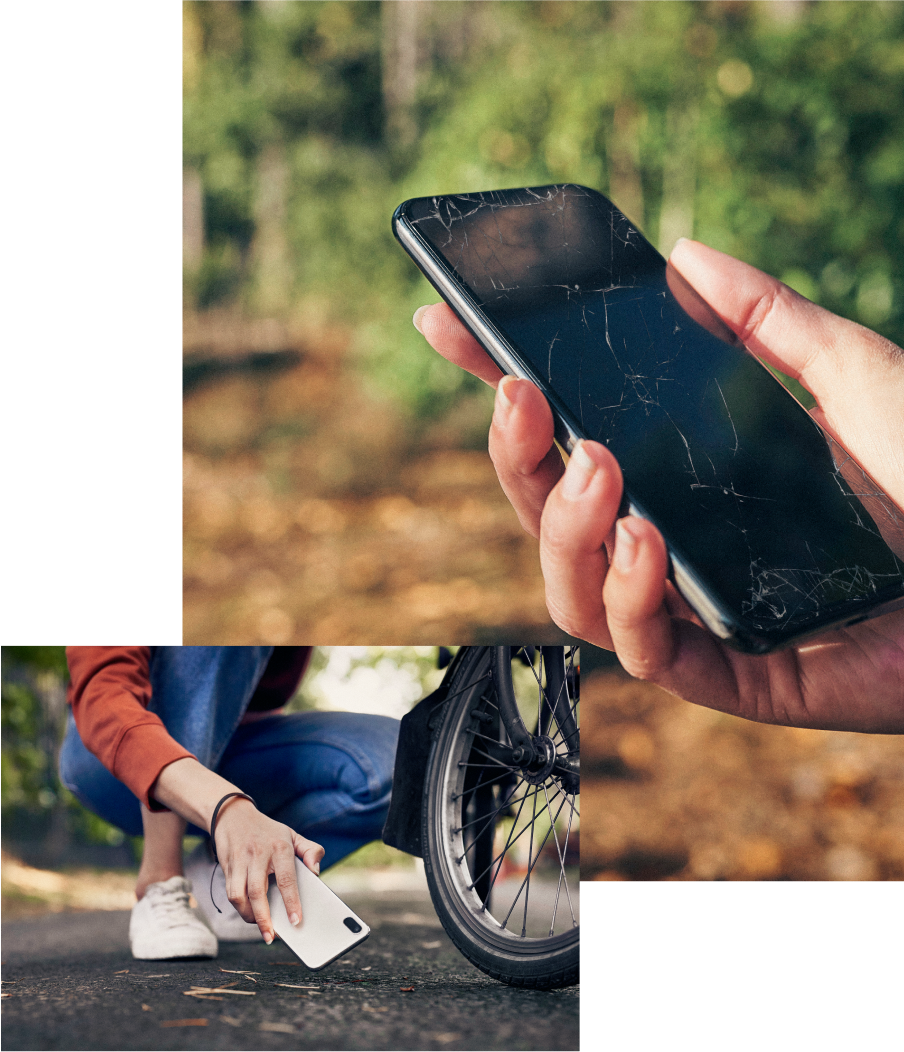 Telefon auf dem Boden