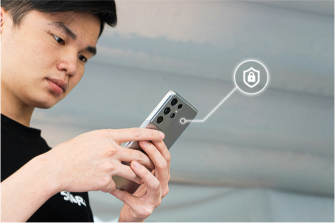 Man on phone